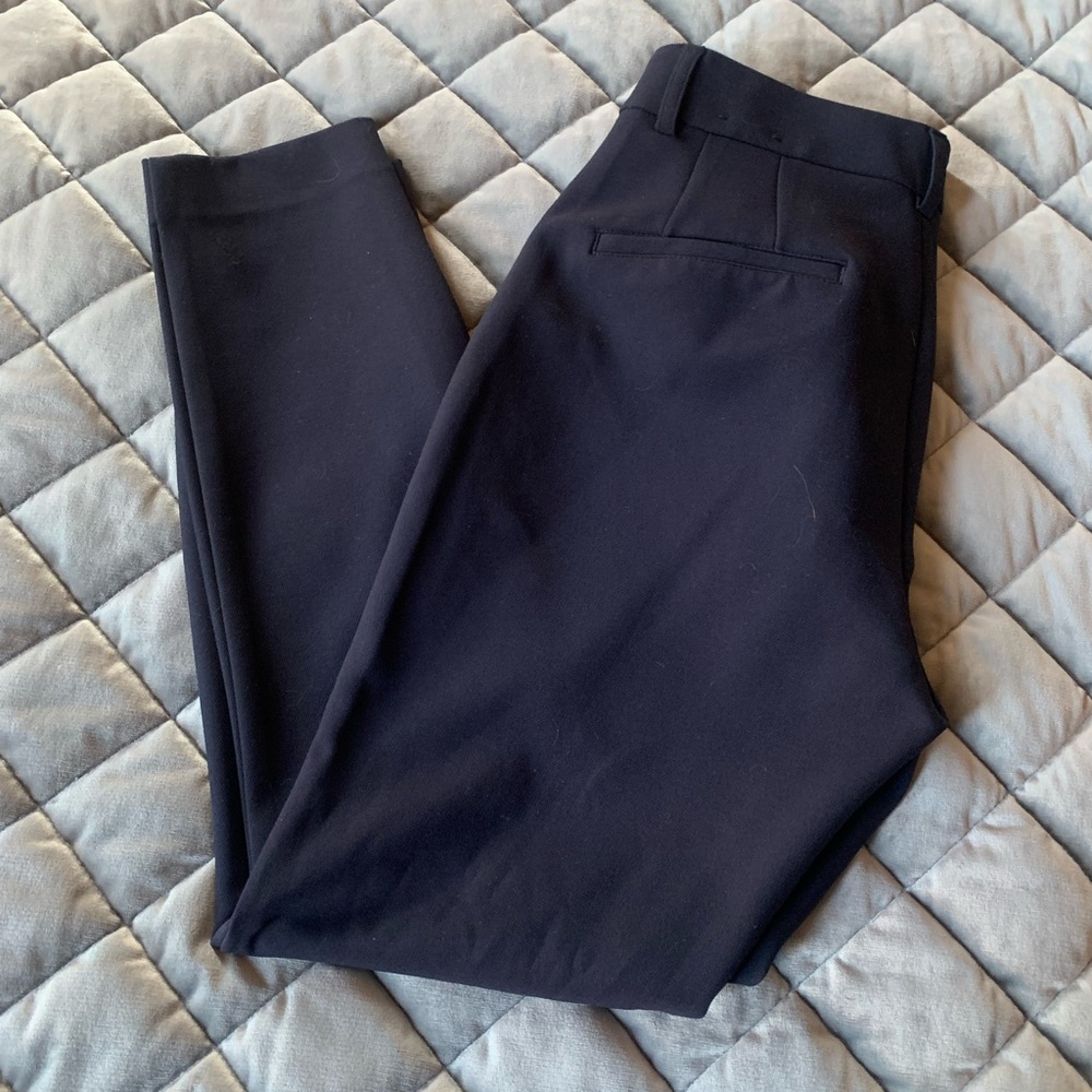 Navy blue express skinny pants